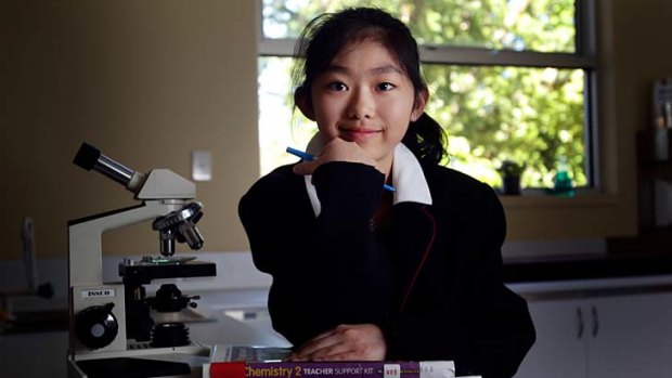 Hitting the books: Jessica Kong wants to study biomedical science or biomedicine at university.