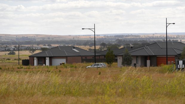 Atherstone housing estate in Melton South. City's fringes are turning to Asian investors for a new stream of sales.