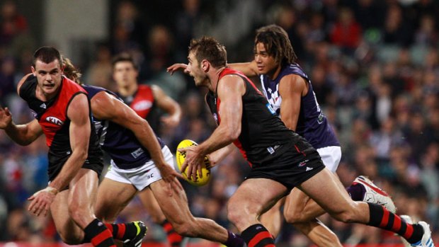 A girl,12, got lost after the Fremantle vs Essendon game at Patersons Stadium yesterday.