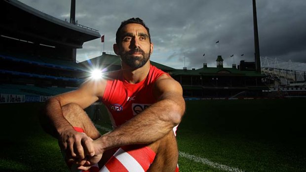 "Racism stops with me": Adam Goodes has handled a turbulent week with immense grace.