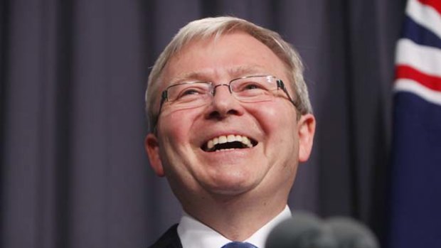 Foreign Minister Kevin Rudd was among friends at the UN Millennium Development Goals meeting, but the PM should have been the one to attend.