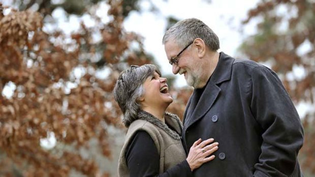 For close to 20 years, Keith McGowan (pictured with his wife Angela) has presented the Midnight-Dawn program. <i>Picture: Joe Armao</i>