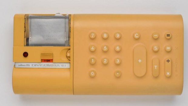 Made for man: The Divisumma 18 portable calculator, designed by Mario Bellini, made by Olivetti, Italy, 1973. 
