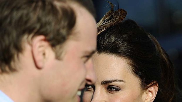 Getting married ... Britain's Prince William and his fiancee Kate Middleton.