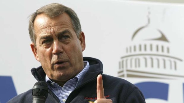 US Speaker of the House John Boehner is struggling to get fellow republicans to back his debt deal.