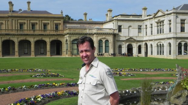 Restoring gardens at Werribee Park Mansion has been a career highlight for Adam Smith.
