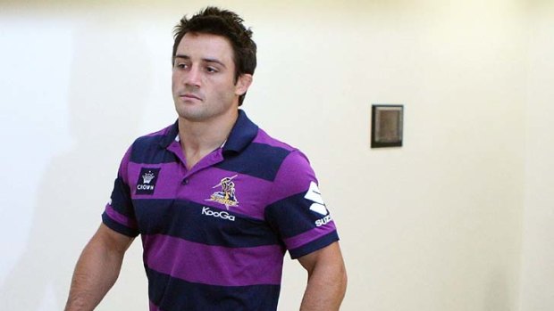 Decided not to walk away from the Storm ... Cooper Cronk.