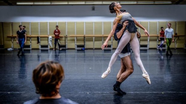 Robyn Hendricks, pictured rehearsing in Sydney in April, has been nominated for a fourth time in the Telstra Ballet Dancer Award.