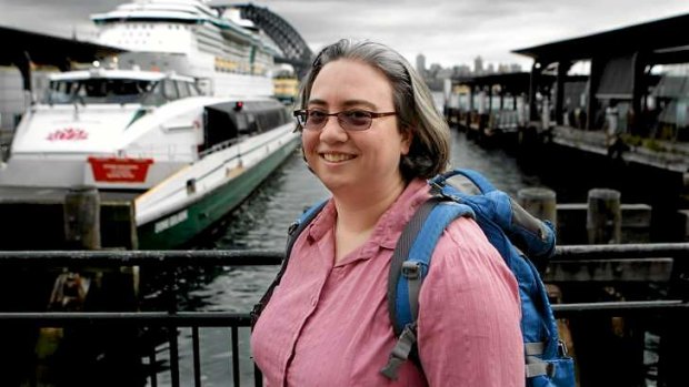 Jennifer Blaikie at Circular Quay.