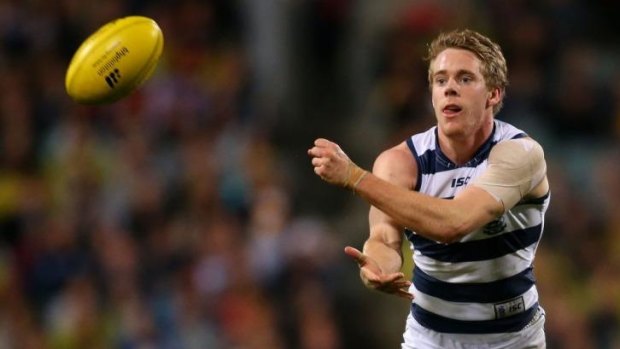 Just a number: Cam Guthrie is not fazed by wearing Gary Ablett's 29.