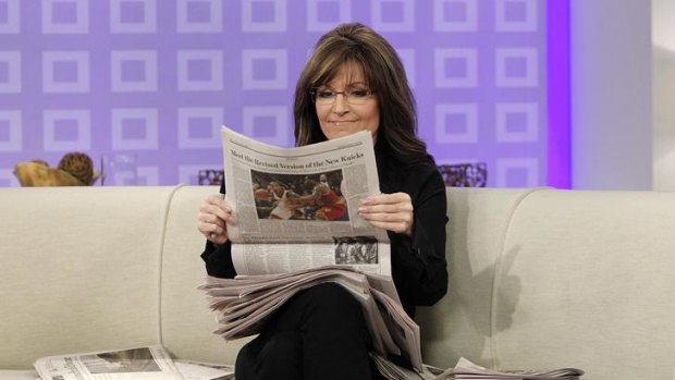 On the couch ... Sarah Palin co-hosts NBC's Today show.