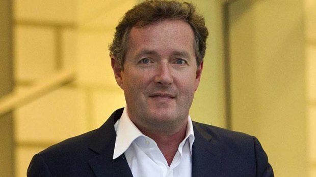 Under the spotlight ... Piers Morgan.