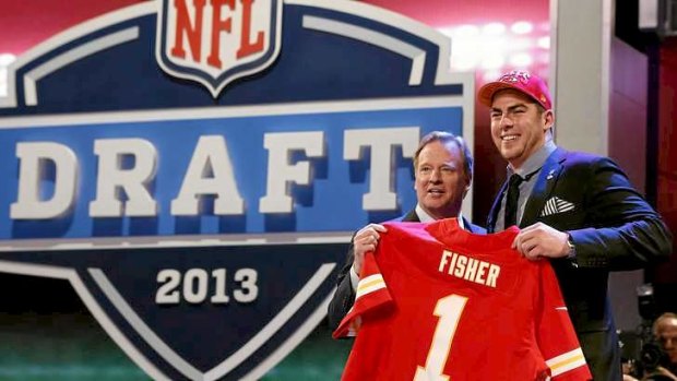 Top pick: Eric Fisher from Central Michigan University to the Kansas City Chiefs.