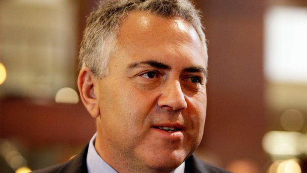 Treasurer Joe Hockey says government have run out of money to fund infrastructure.