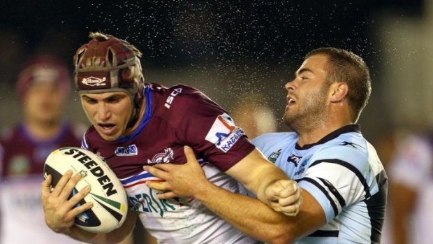 Staying put: Manly back-rower Jamie Buhrer