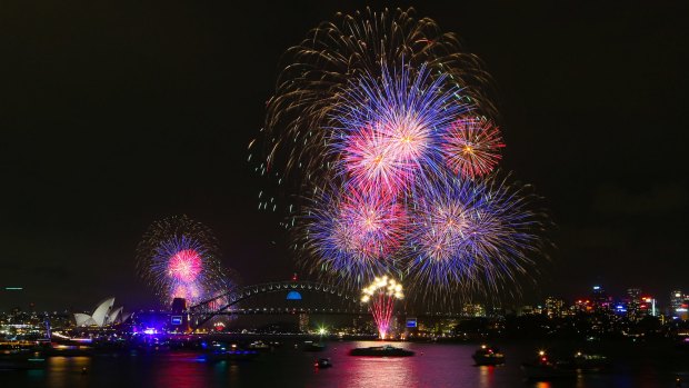 Party time: There are plenty of glittering parties around the harbour on New Year's Eve.