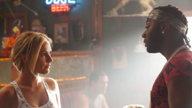 Fairy tales ... Anna Paquin as Sookie and Nelsan Ellis as Lafayette in <i>True Blood</i>.