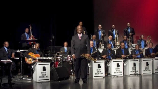 Keeping it real ... Scotty Barnhart and the Count Basie Orchestra.