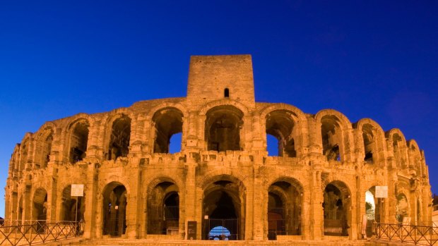 The Roman Circus, one of Arles magnificent ancient monuments.