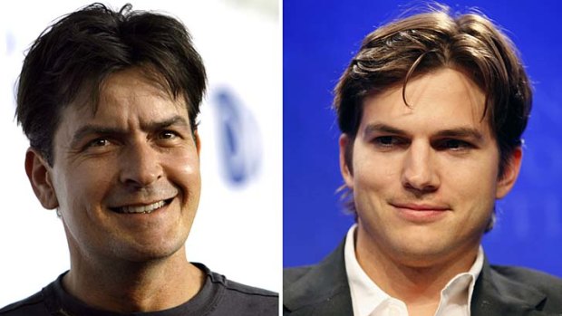 Out and in ... Ashton Kutcher has signed a deal to replace Charlie Sheen in a revamped version of <i>Two and A Half Men</i>.