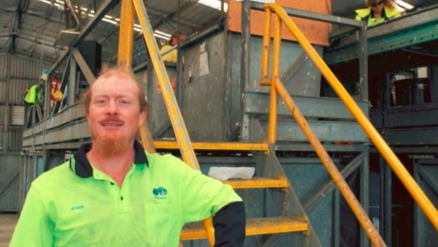 Wylie Bay Waste Facility worker Ryan Gath made an expected find in the form of a $1000, which he then handed in to police. 