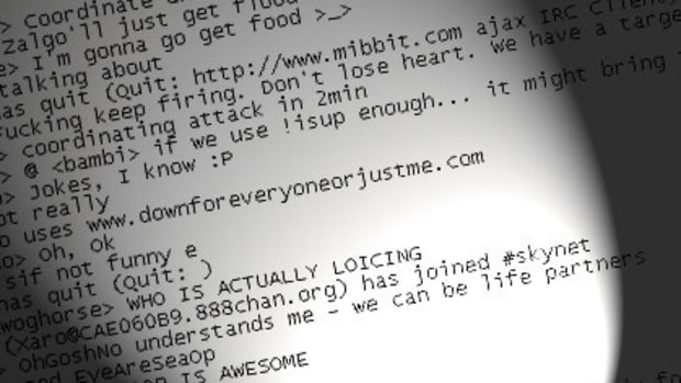 A screengrab from the chat logs.