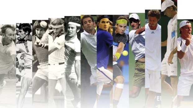 The ages of men's tennis.