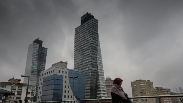 The general manager of Trump Towers in Istanbul says the company is "assessing" its partnership with Donald Trump following his calls to ban Muslims from entering the United States.