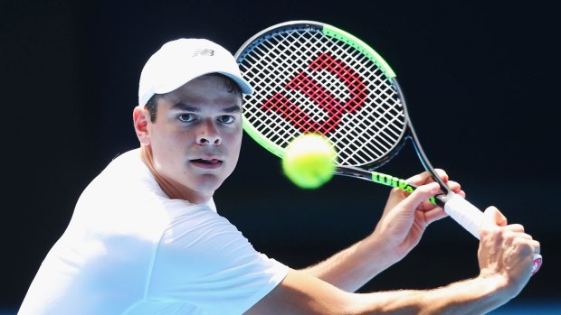 Self-described obsessive: Milos Raonic's strict routine includes what time he goes to bed.