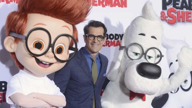 Pet project ... Ty Burrell at the premiere of Mr. Peabody and Sherman in Los Angeles.