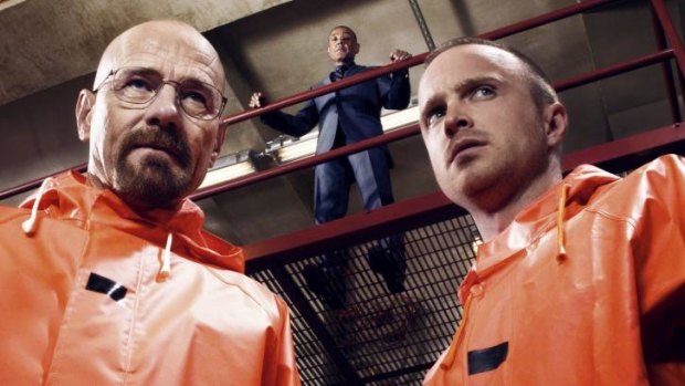 Cooking meth is a crime. Watching copyright infringing content  in Australia, such as downloading <i>Breaking Bad</i> for free, is not. Yet. 