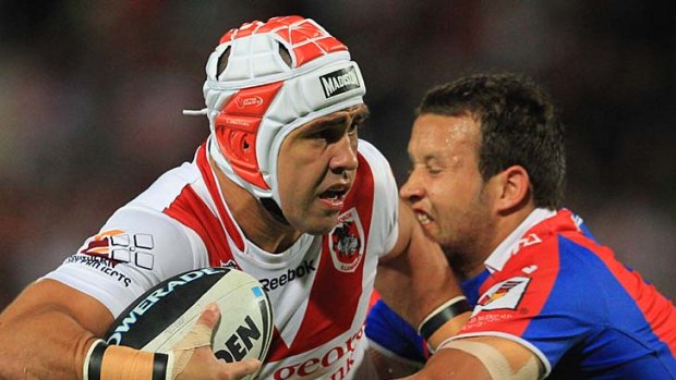 Dragons five-eighth Jamie Soward enhanced his representative prospects with a strong game.