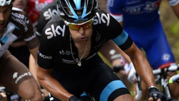 "I am confident I am in good condition, that my health is good and that my teammates are right behind me": Australia's Richie Porte.