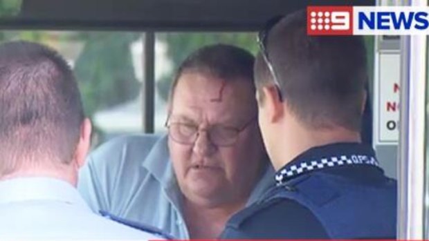 A bus driver was left with a cut to his head after being attacked on the Gold Coast over a fare.