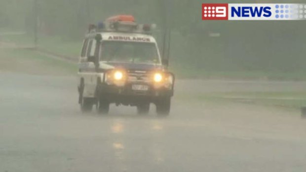 Channel Nine footage of the Cooktown region as it prepares for Cyclone Ita.