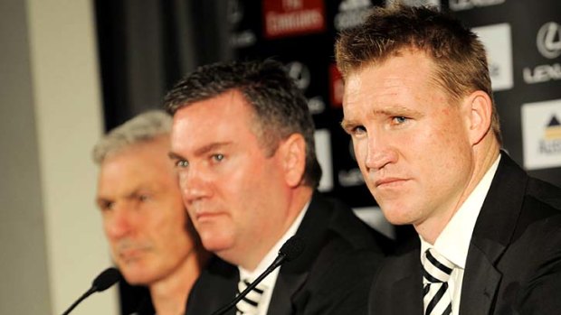 Mick Malthouse , Eddie McGuire and Nathan Buckley.