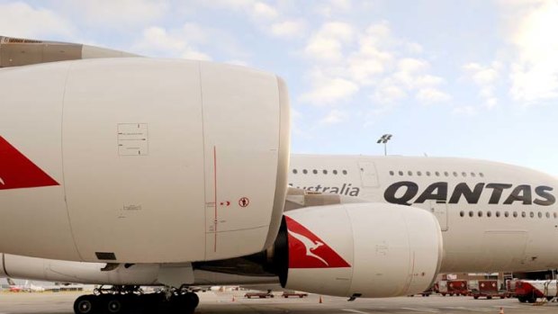Qantas ... its share price plunged more than 30 per cent this week.