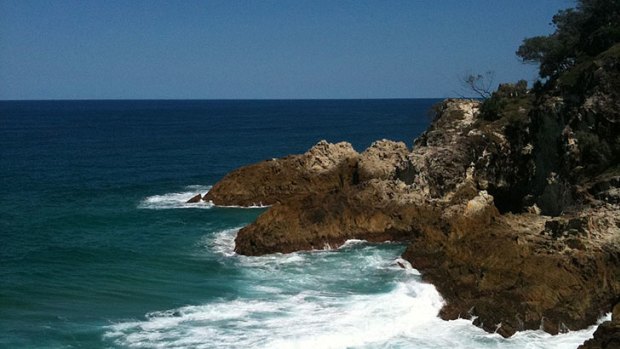 A turtle's playground ... the North Gorge on Stradbroke Island.