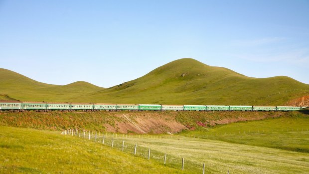 The Trans-Mongolian Railway.