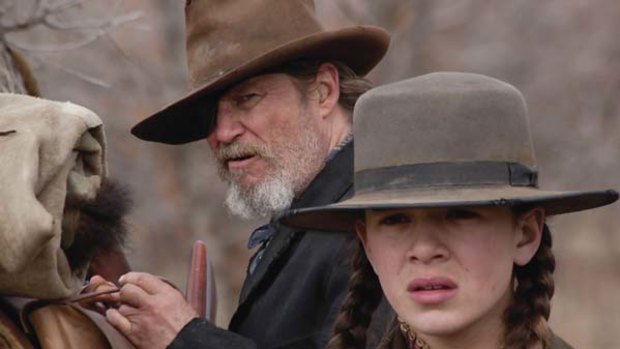 Jeff Bridges and Hailee Steinfeld in <i>True Grit</i>.