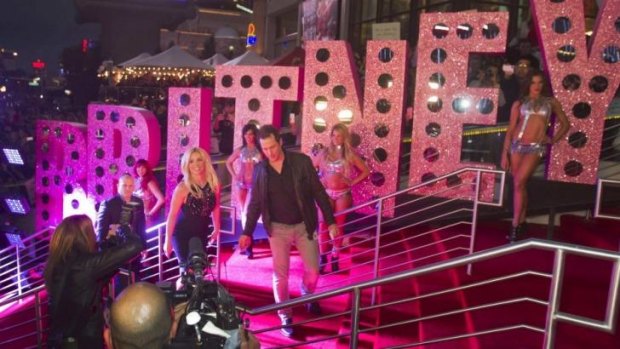 Britney Spearsmaking preparations for the debut of her two-year Las Vegas residency, "Britney: Piece of Me".