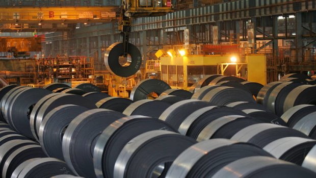 China hopes to revive its economy with greater steel output.