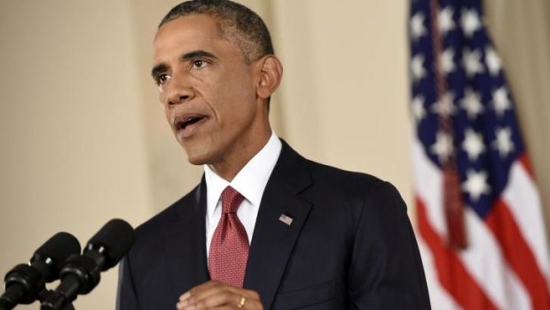 Plea for calm: US President Barack Obama wants states to reconsider Ebola quarantines.