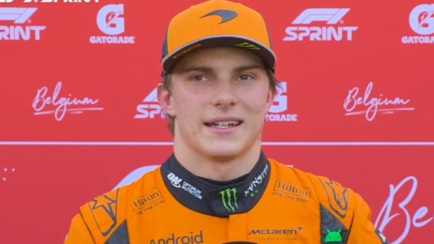 Piastri 'surprised' by big lead
