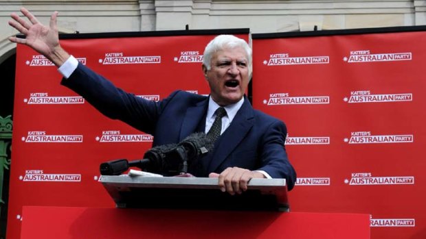 Independent MP Bob Katter launched his new political party yesterday with a membership of one so far, prompting  questions over its future already.