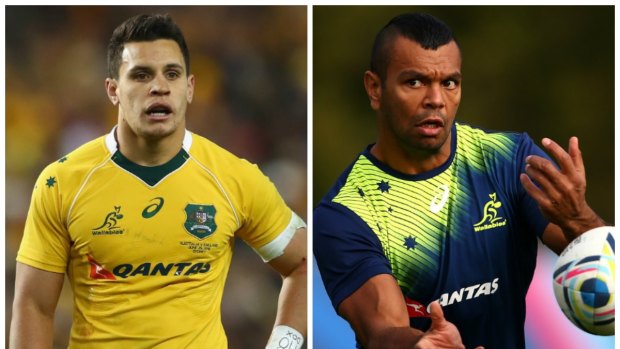 The ones that got away: Matt Toomua and Kurtley Beale are plying their wares in the UK.