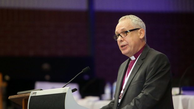 Bishop Greg Thompson has taken a leading role against sex abuse.