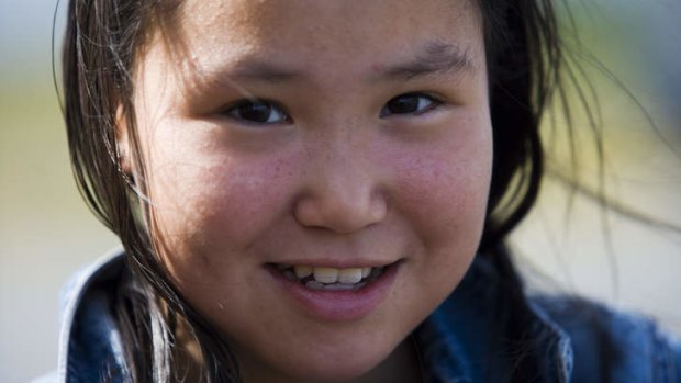 Young Greenlandic girl.