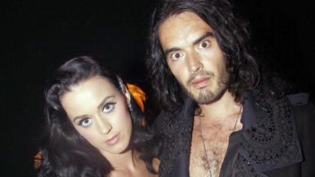 Animal attraction ... Russell Brand and Katy Perry.