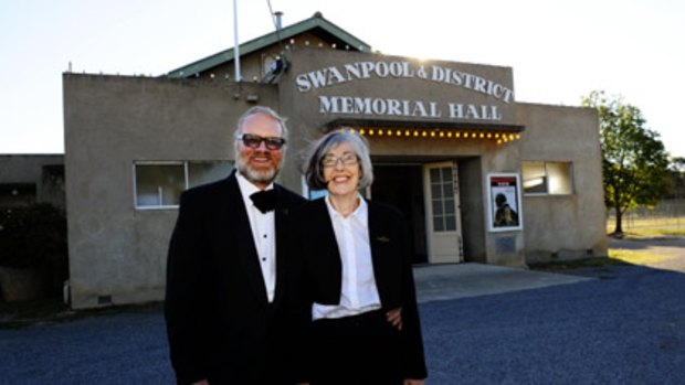 Kevin Smith and Shirley Swallow are reopening the Swanpool Cinema.
